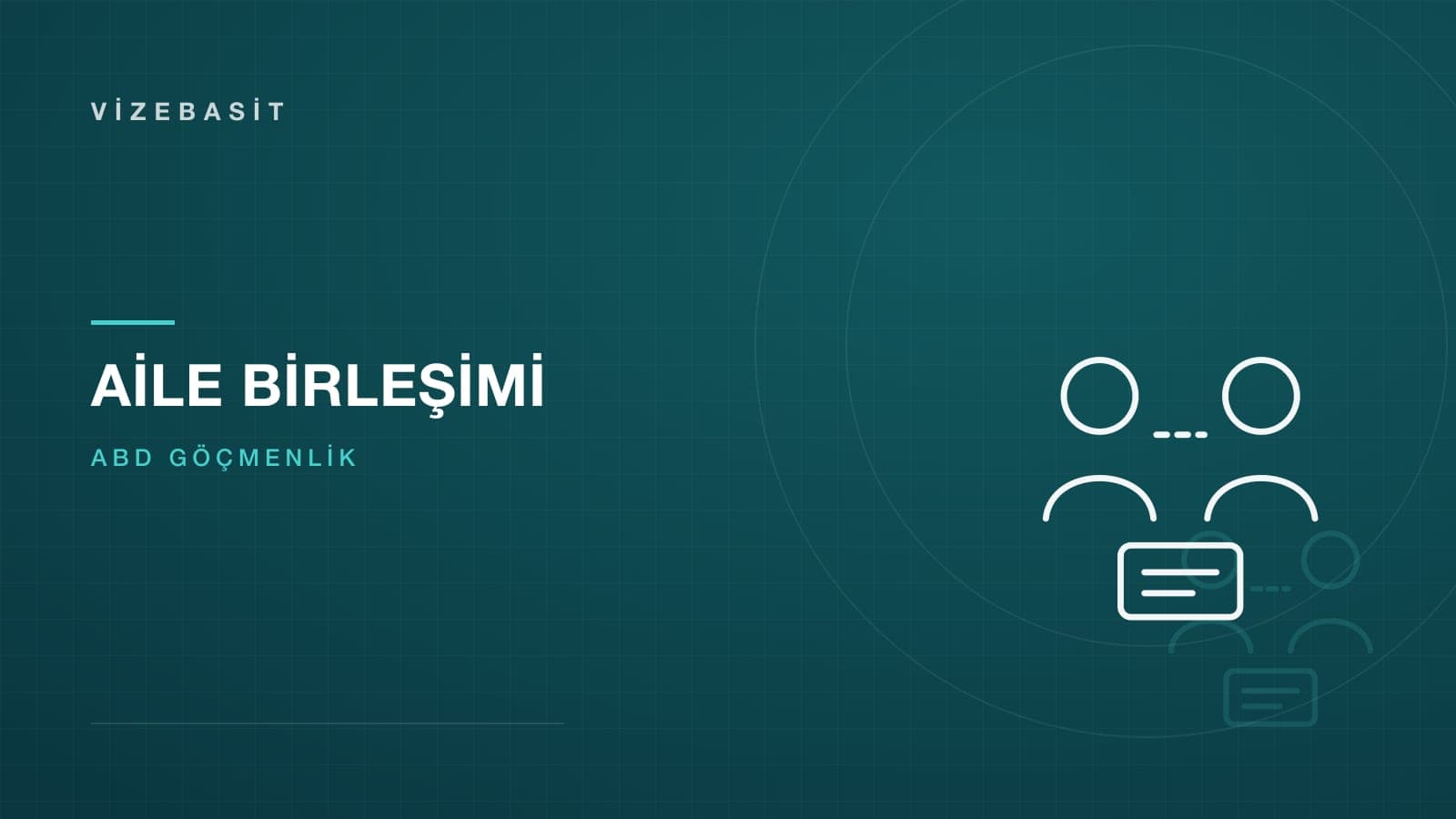 ABD aile birleşimi vizeleri için iki figür ve dilekçe belgesi motifli kapak görseli