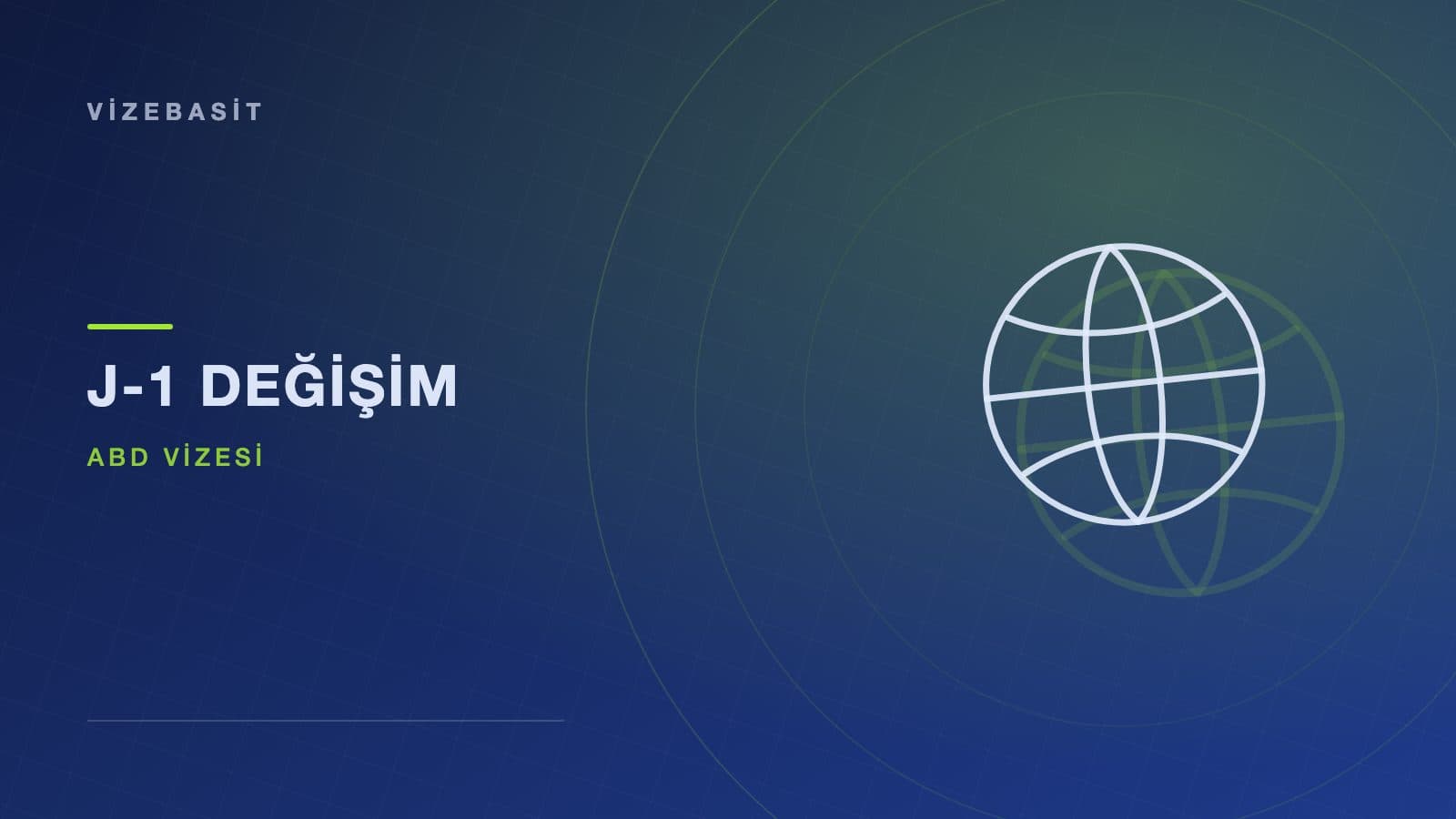 J-1 değişim ziyaretçisi programı için küre motifli kapak görseli