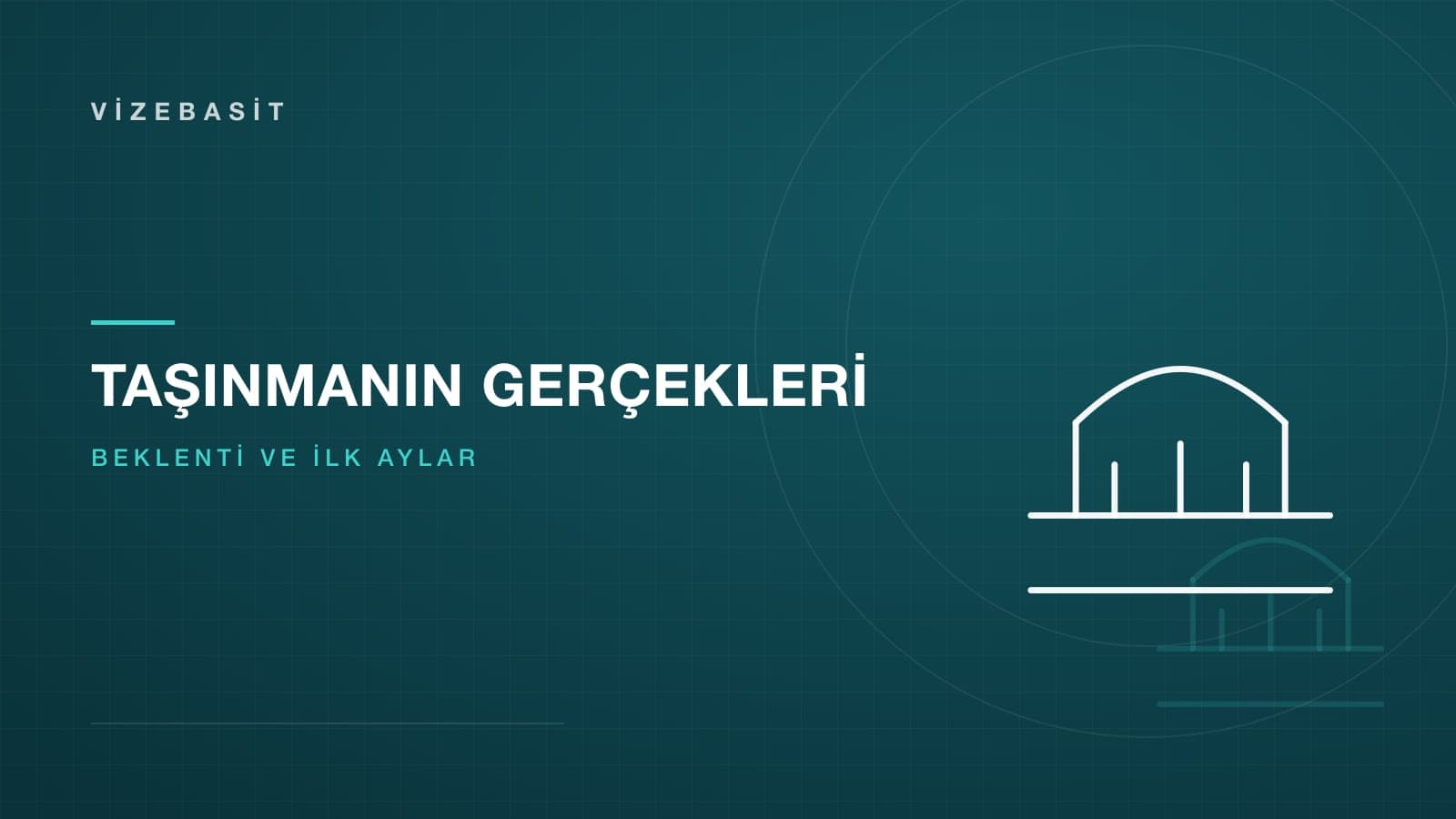 ABD’ye taşınmanın beklenti ve ilk ayları için kemer biçiminde geçiş motifli kapak görseli