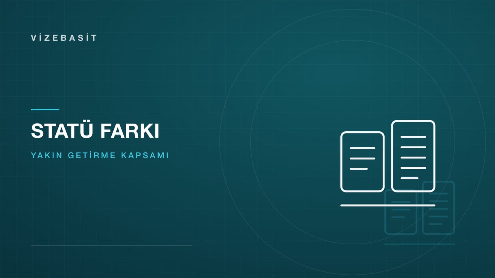 Green Card sahibi ile ABD vatandaşının yakın getirme kapsamı farkı için iki farklı uzunlukta liste kartı motifli kapak görseli